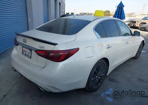 2020 Infiniti Q50 Luxe z USA, uszkodzony, nr VIN JN1EV7APXLM204221